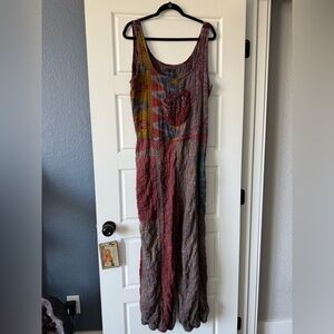 Kantha over dyed overalls. New and amazing fits xL and  under